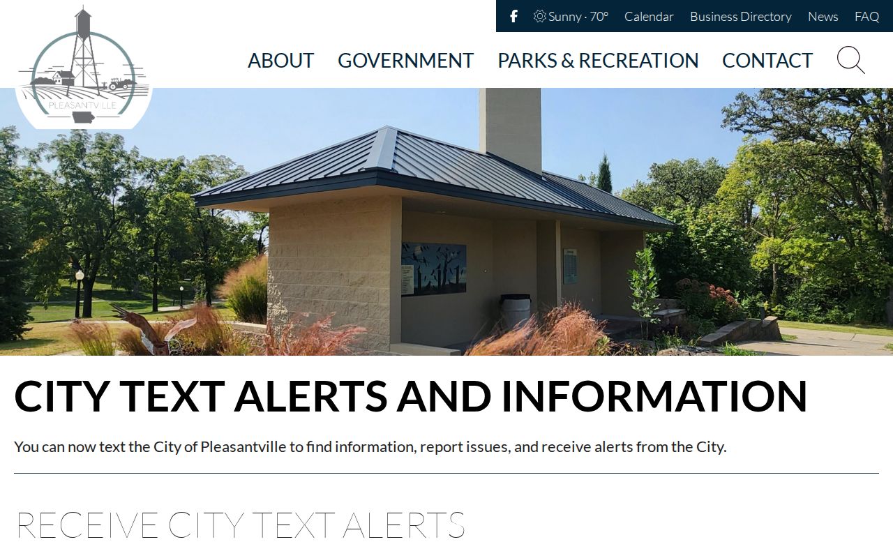 Pleasantville TextMyGov service distinguished from Marion County criminal records requests